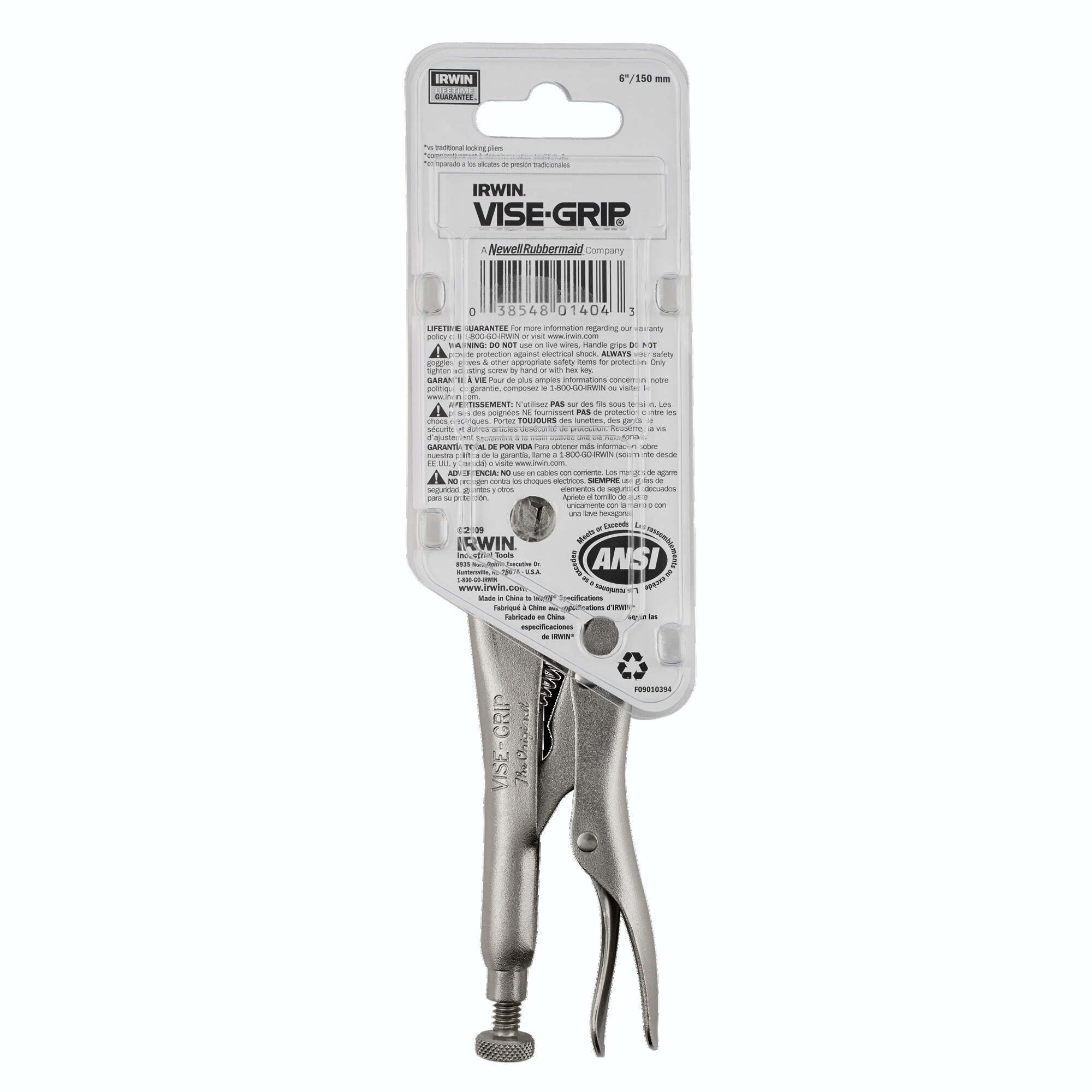 Long Nose 6-Inch IRWIN Tools VISE-GRIP Locking Pliers 1402L3 Original 