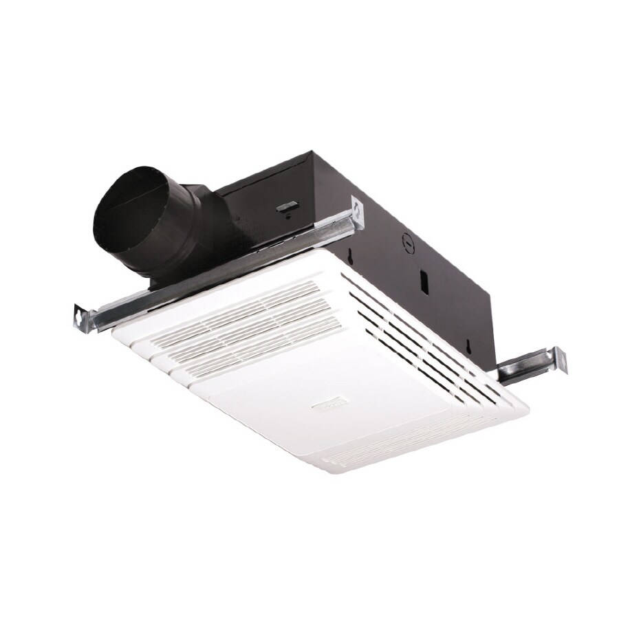 Broan 659 Heater/Fan/Light White Plastic Grille 2.5 Sones 50 CFM 