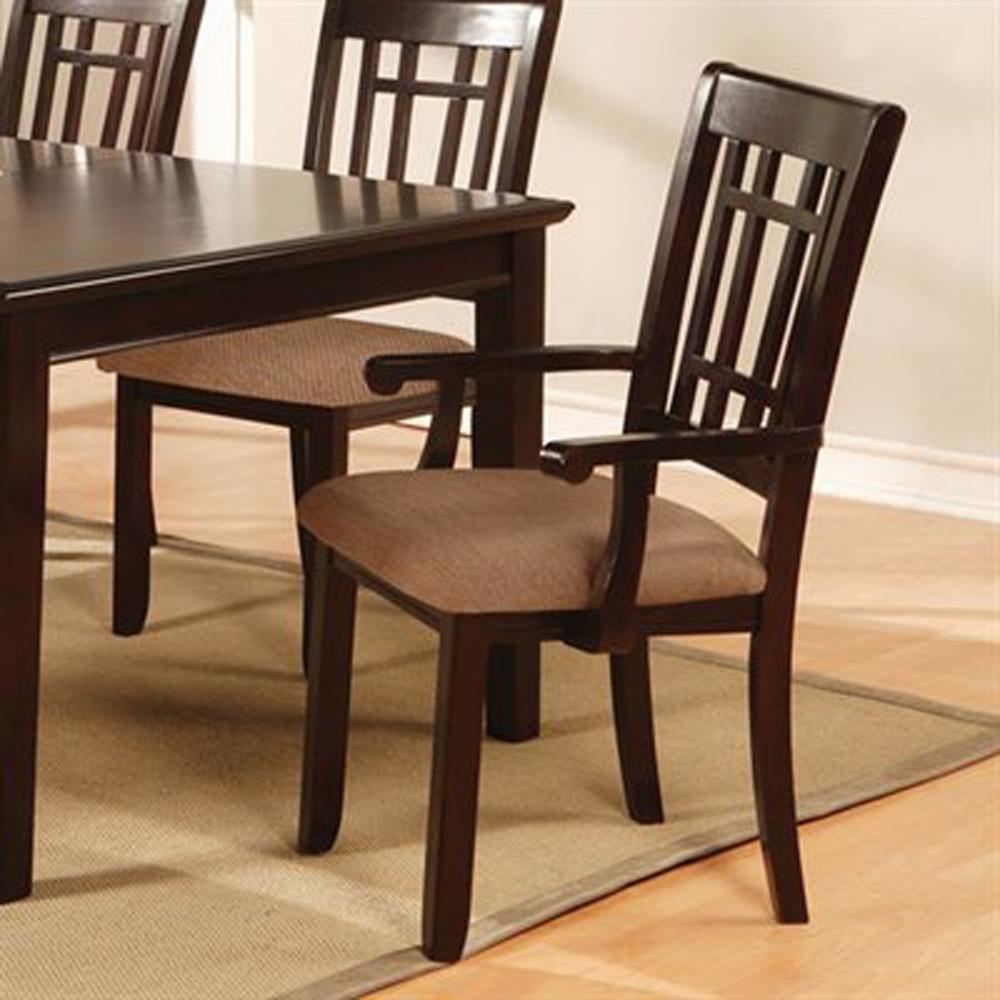 Furniture of America CENTRAL PARK DINING ARM CHAIR SET in the Dining