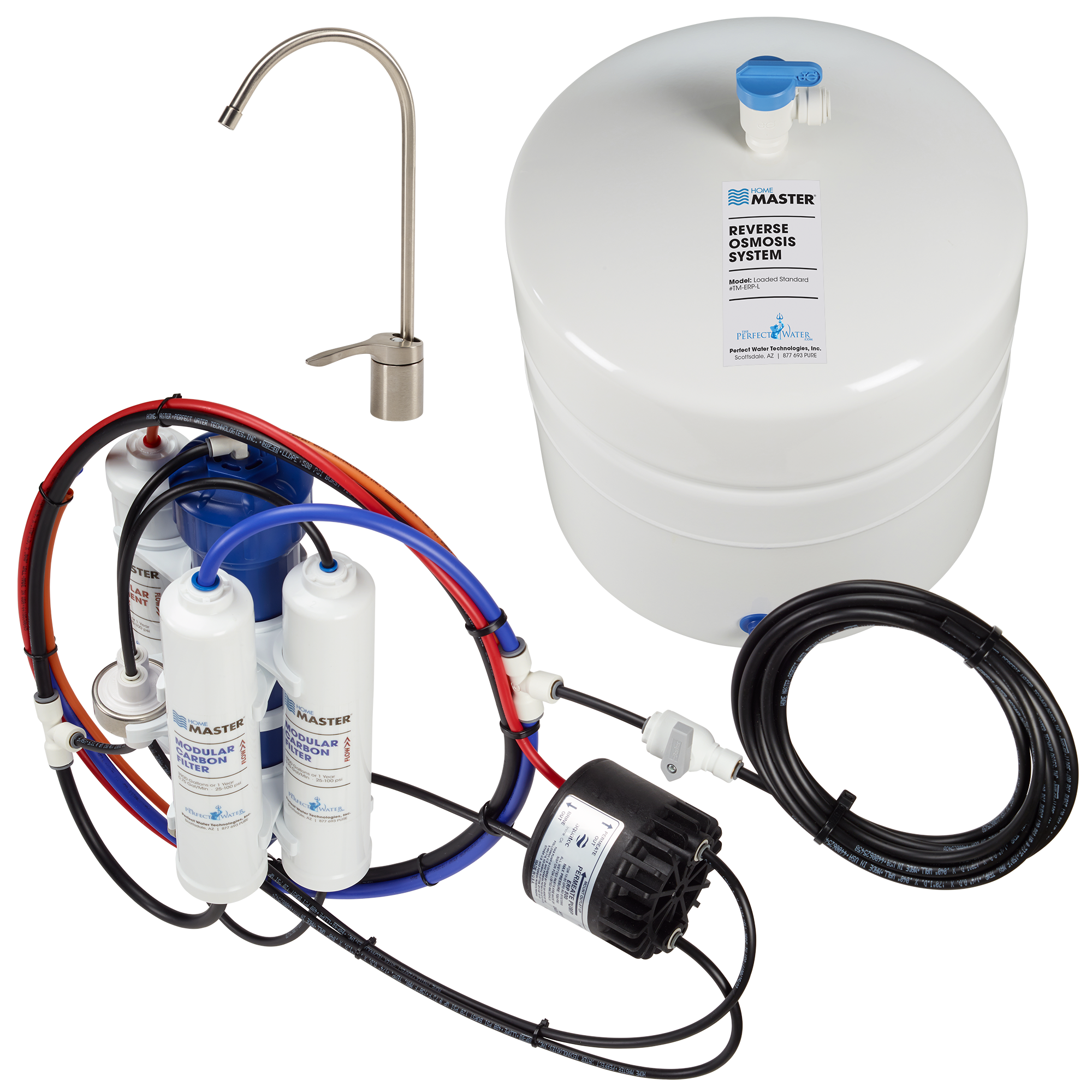 Home Master TM Standard Undersink Reverse Osmosis Water Filter System 