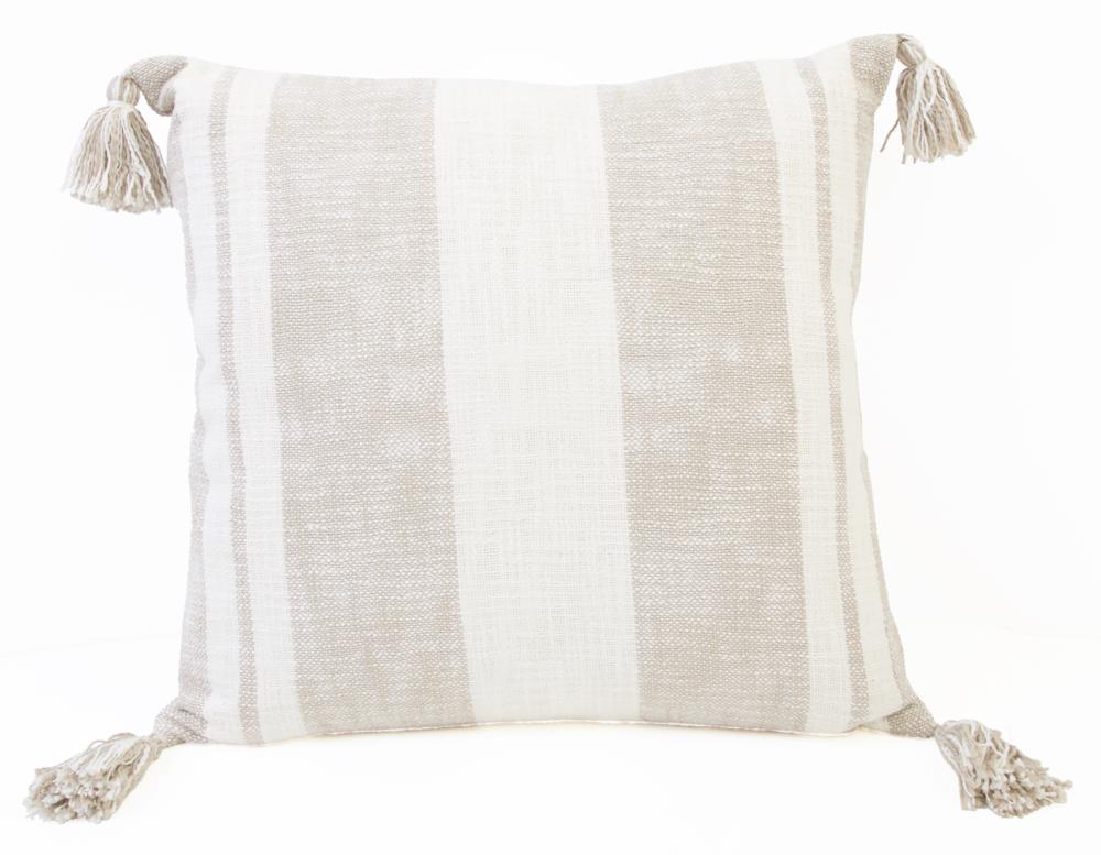 20 by 20-Inch Gray Thro by Marlo Lorenz Tanya Embroidered Pillow