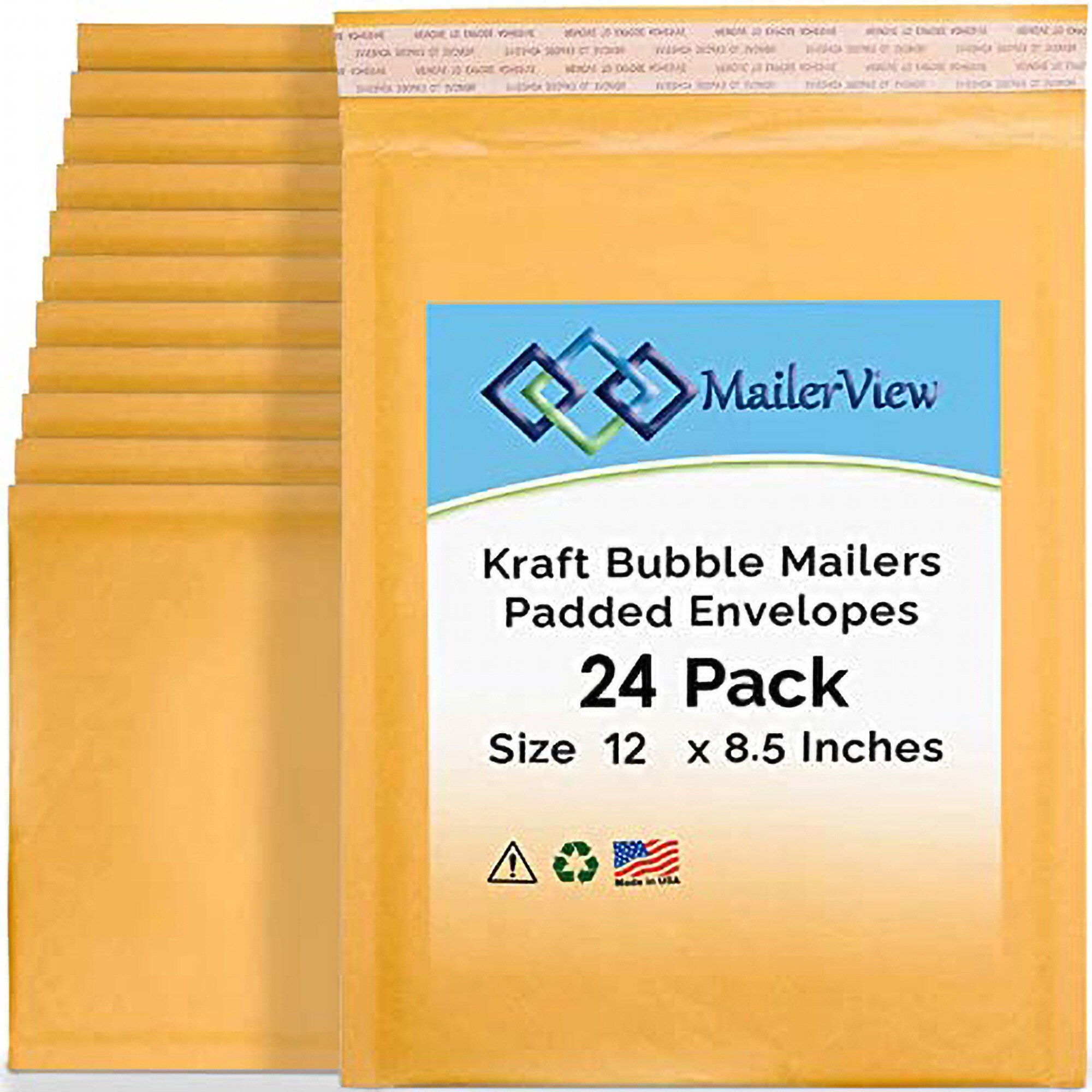 200 #2 8.5X12 KRAFT BUBBLE MAILERS PADDED ENVELOPES 8.5"X12" SHIPPING BAGS 