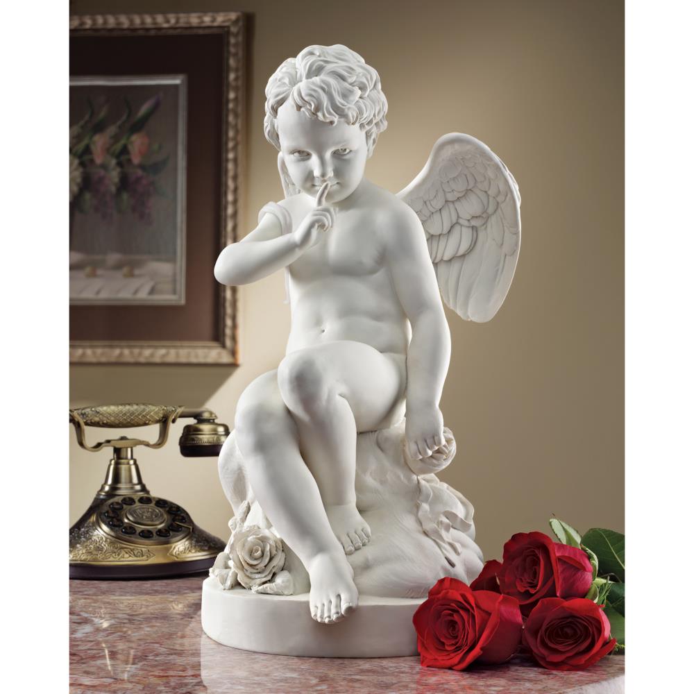 Design Toscano 15.5-in H x 10.5-in W Angels and Cherubs Garden Statue