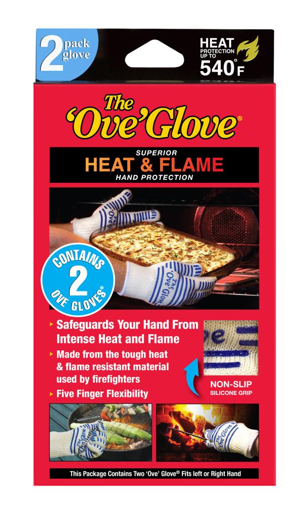 The 'Ove' Glove Superior Heat & Flame Non Slip Silicone Grip 1 glove Non-slip 