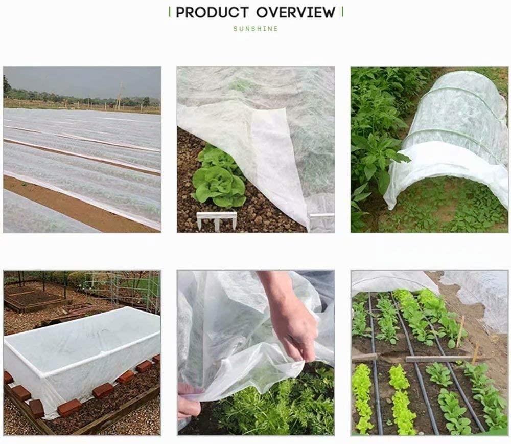 Agfabric Non-Woven Fabric Plant Cover for UV stabilized&Freeze Protection,0.95oz 