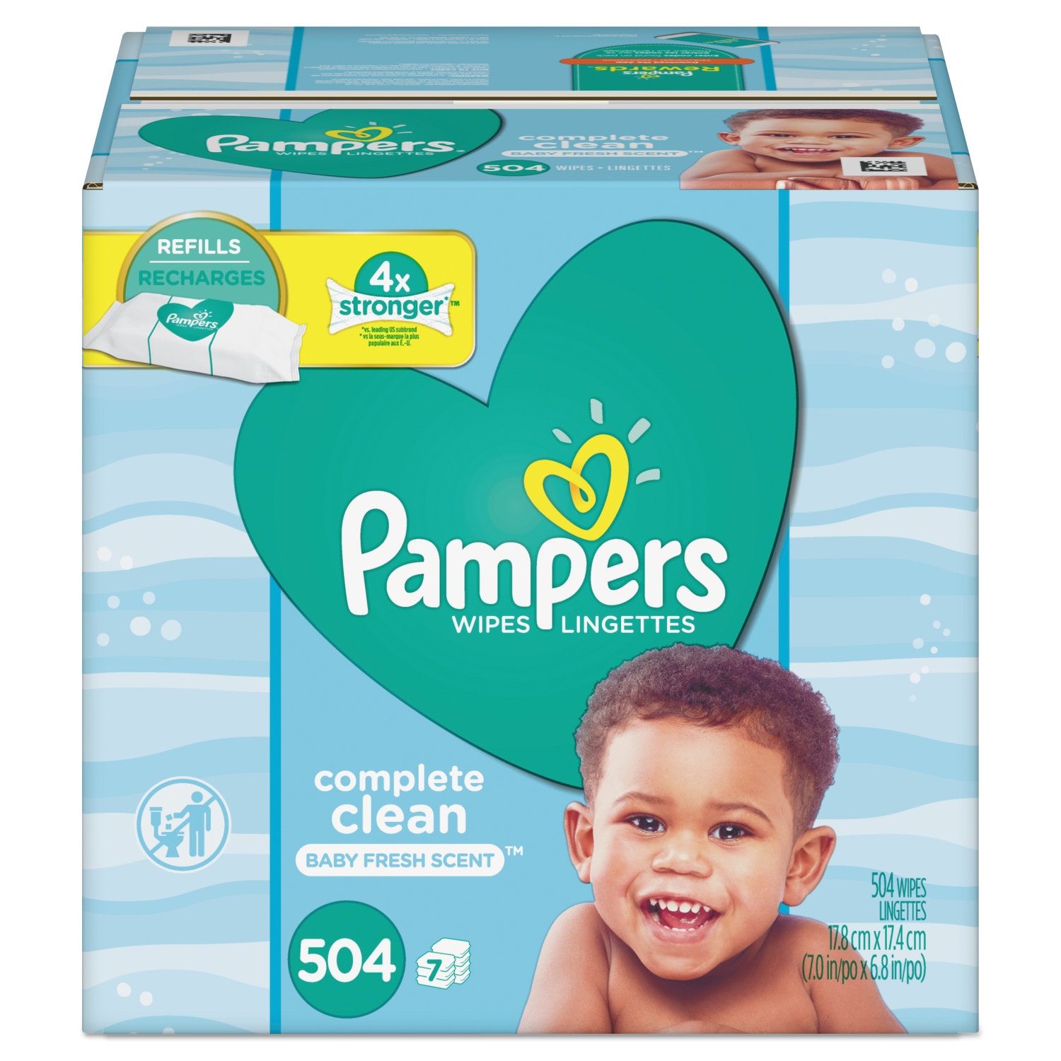 Ga wandelen Actief essay Pampers 504-Pack Cotton Body Wet Wipe in the Cleaning Cloths department at  Lowes.com