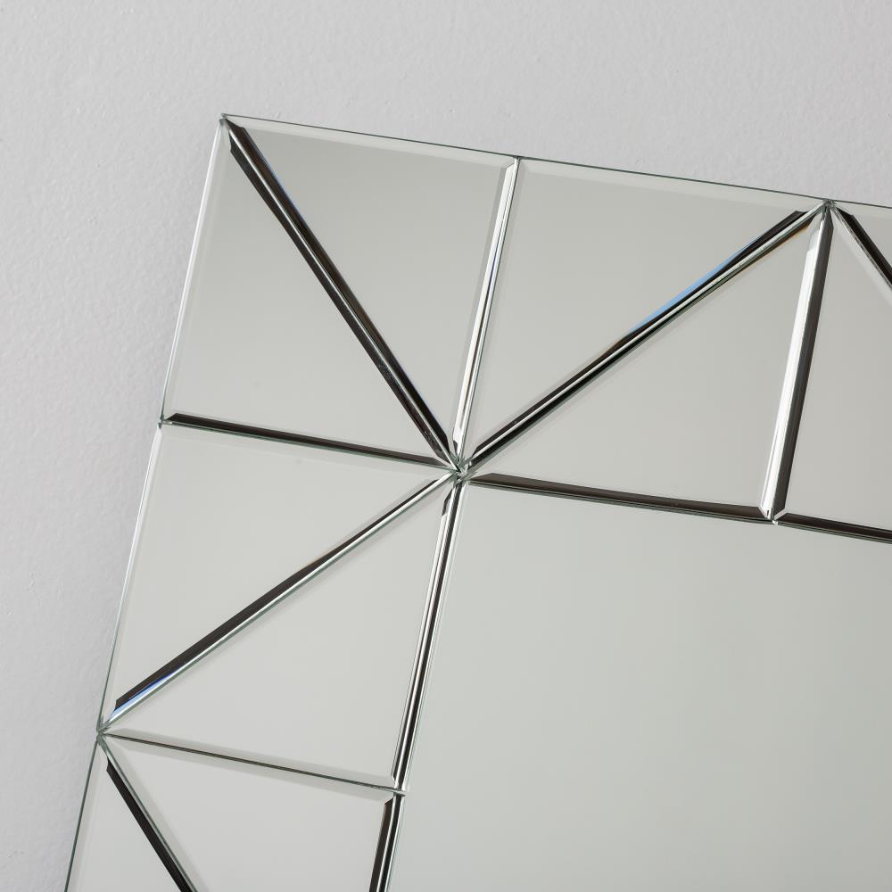 Decor Wonderland 236 In W X 315 In H Silver Rectangular Frameless Bathroom Mirror In The 3436