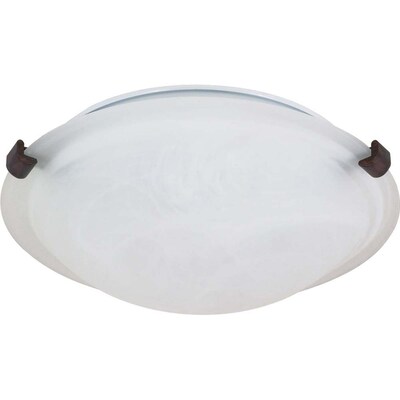 1-in Old Bronze Semi-flush Mount Light 1-in Old Bronze Semi-flush Mount Light