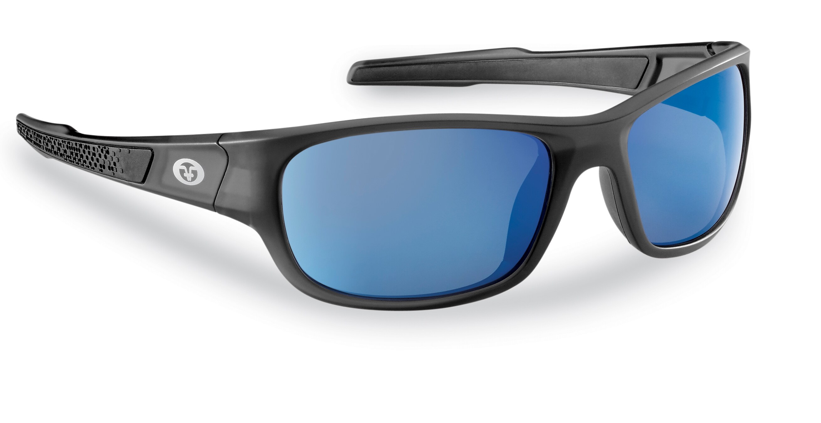 Flying Fisherman Cayo Polarized Sunglasses with AcuTint UV Blocker for Fishing and Outdoor Sports Medium Matte Black Frames/Smoke Lenses 