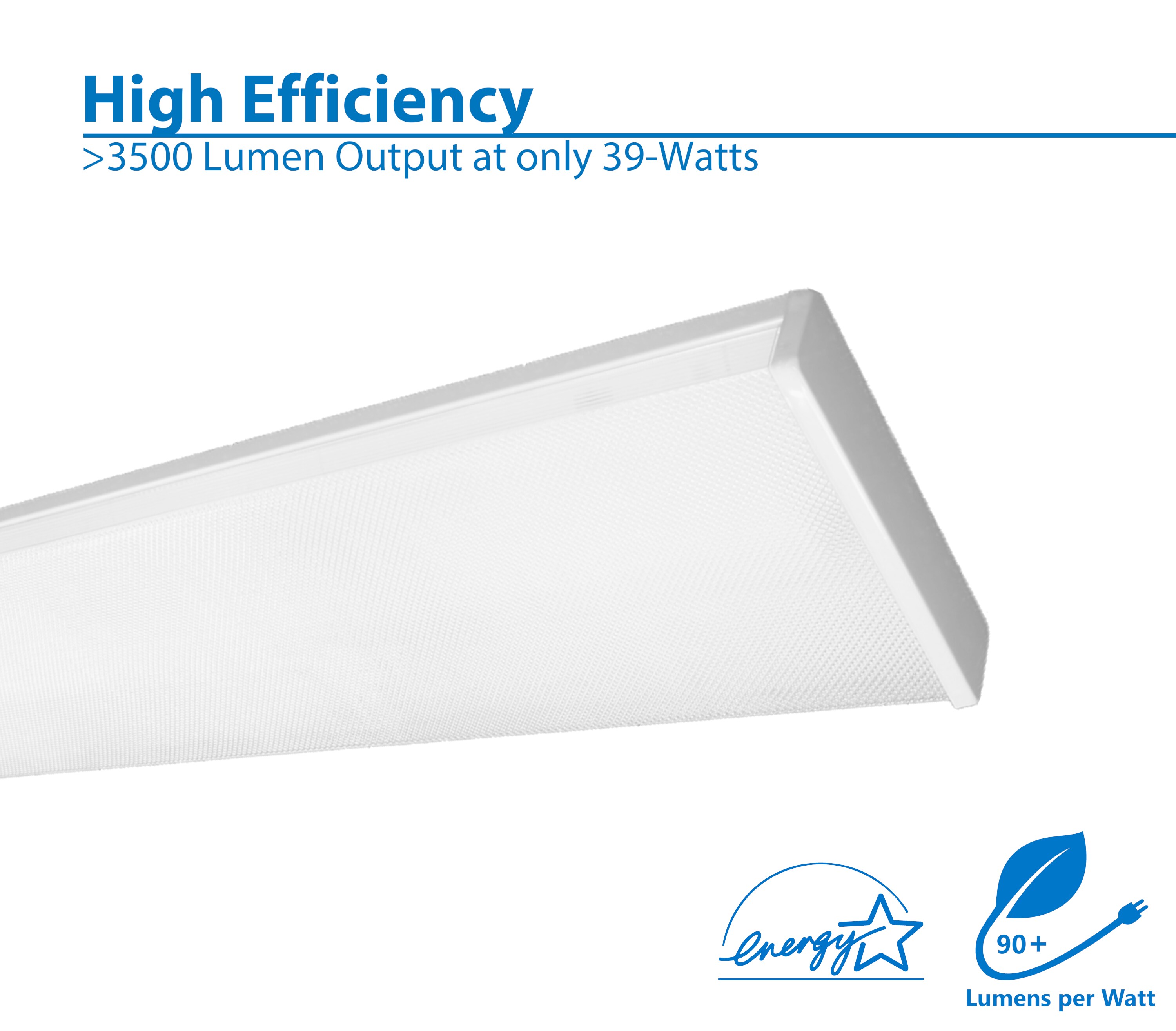 Nicor Lighting 3554-Lumen Soft White LED Wraparound Light