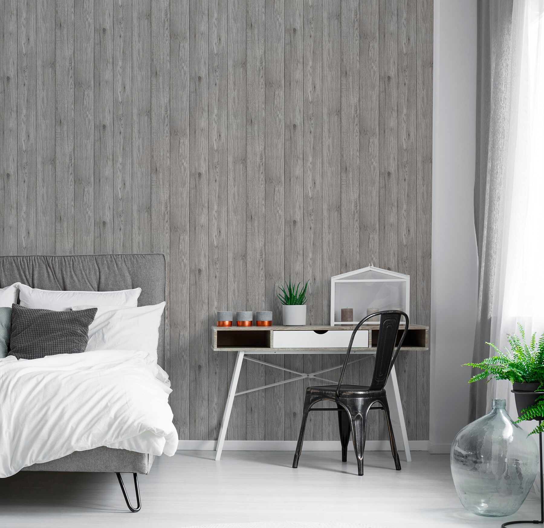 BasiXs Grey Marble Wallpaper Paste the Wall Deluxe Vinyl 6323-10 