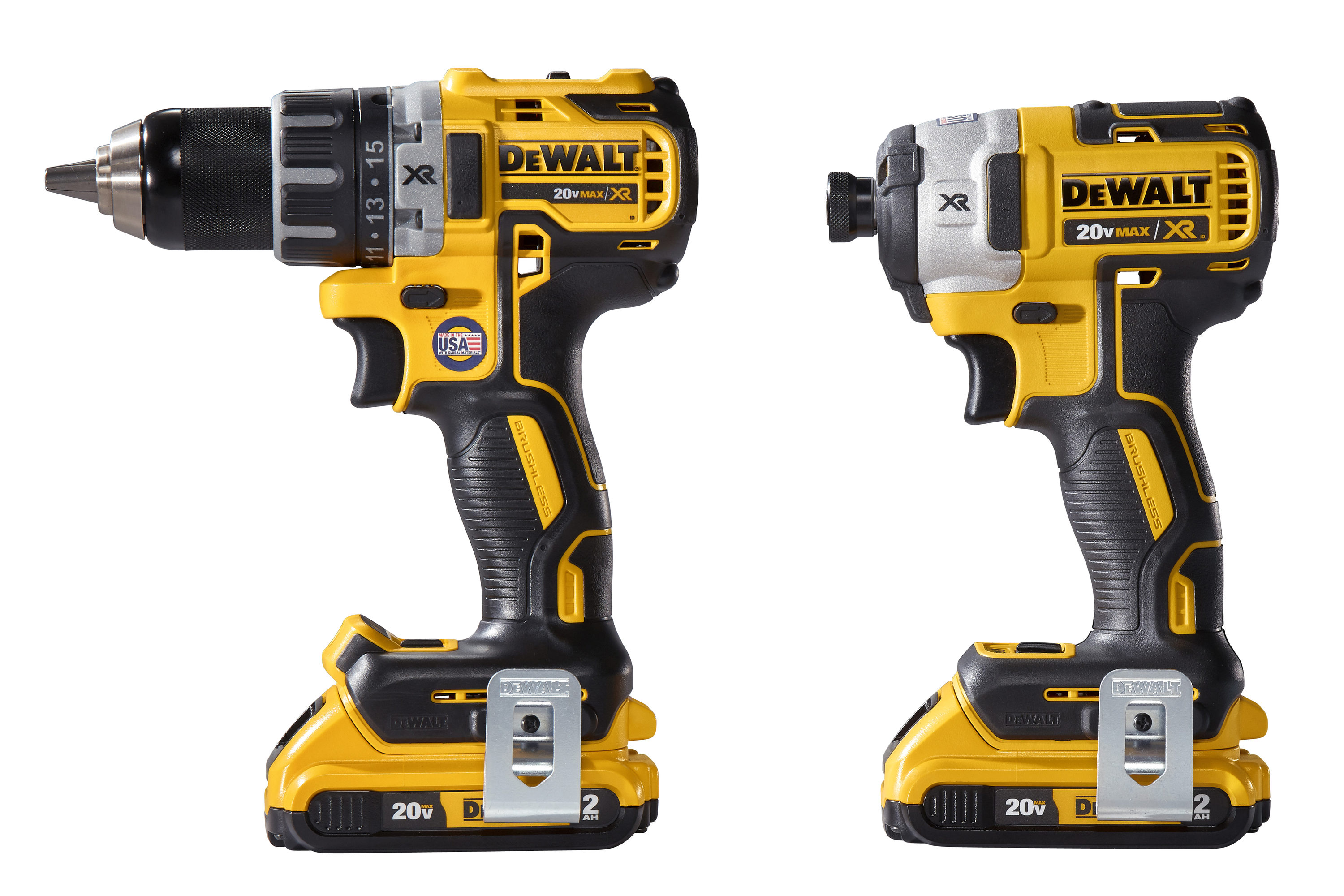 DEWALT XR 2-Tool 20-Volt Max Brushless Power Tool Combo Kit with 