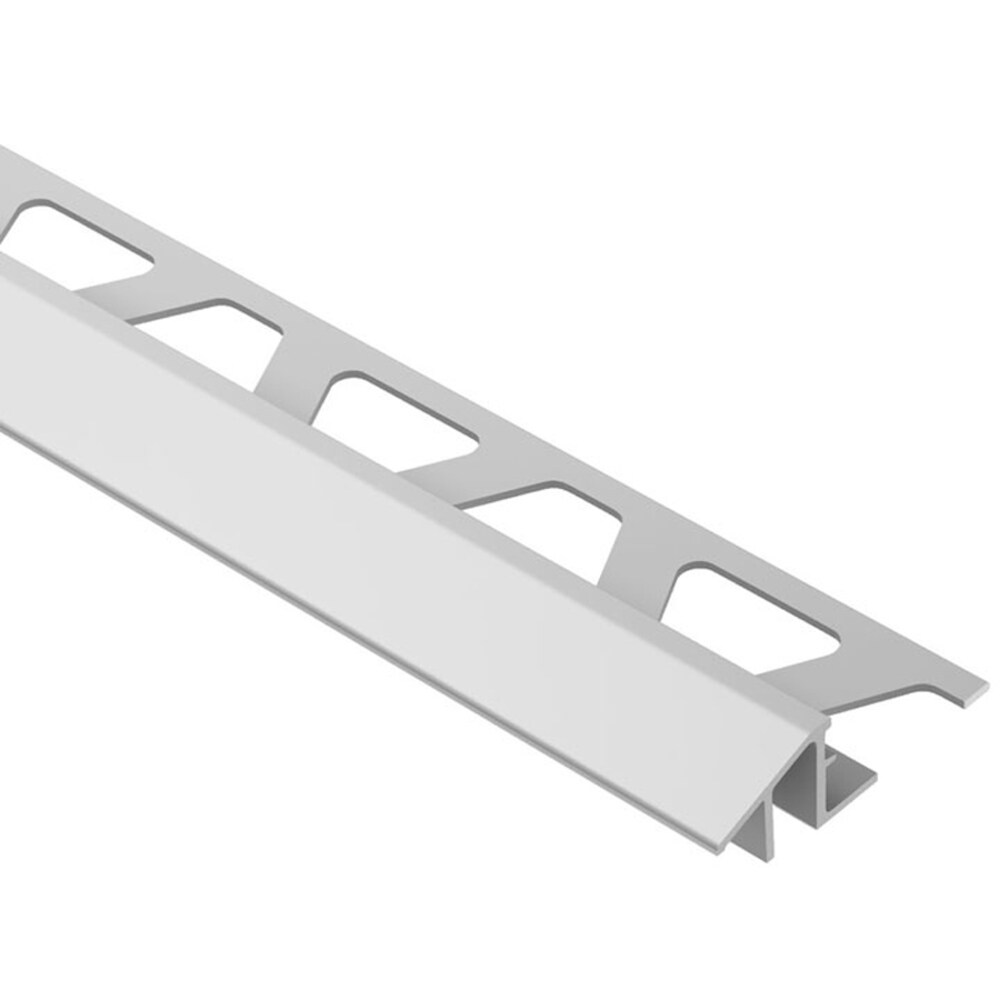 Schluter Systems Reno-TK 0.5-in W x 98.5-in L Satin Anodized Aluminum  Reducer Tile Edge Trim