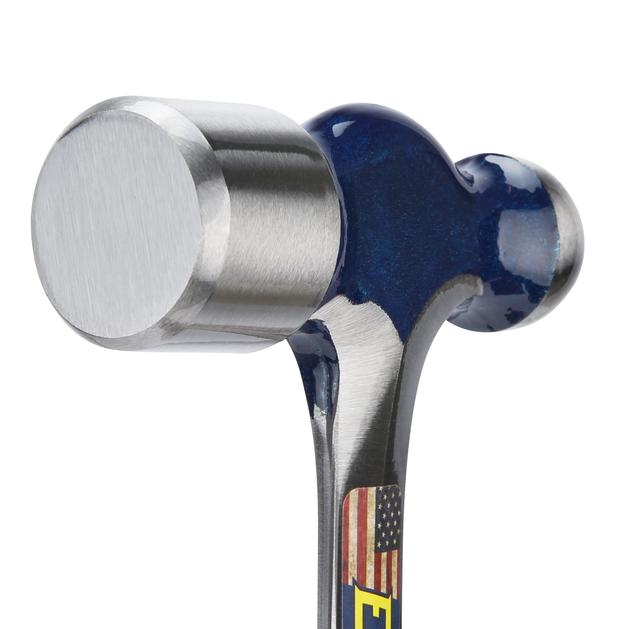 Estwing 24-oz Smooth Face Steel Head Rubber Ball Peen Hammer