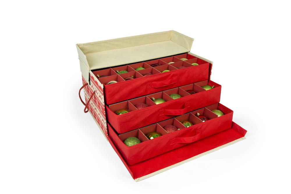 santa's bolsas tray ornament storage