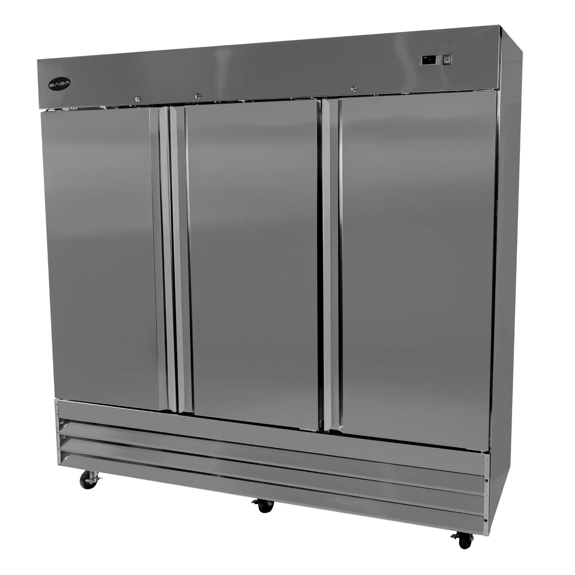 FT. Details about   SPARTAN STF 72 THREE DOOR SOLID S/S REACH IN FREEZER W/CASTERS 72 CU 