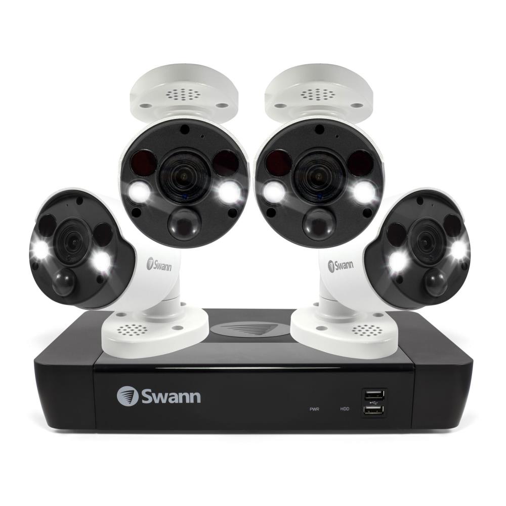 Swann 4K True Detect with Audio Hardwired Wired Indoor/Outdoor Security