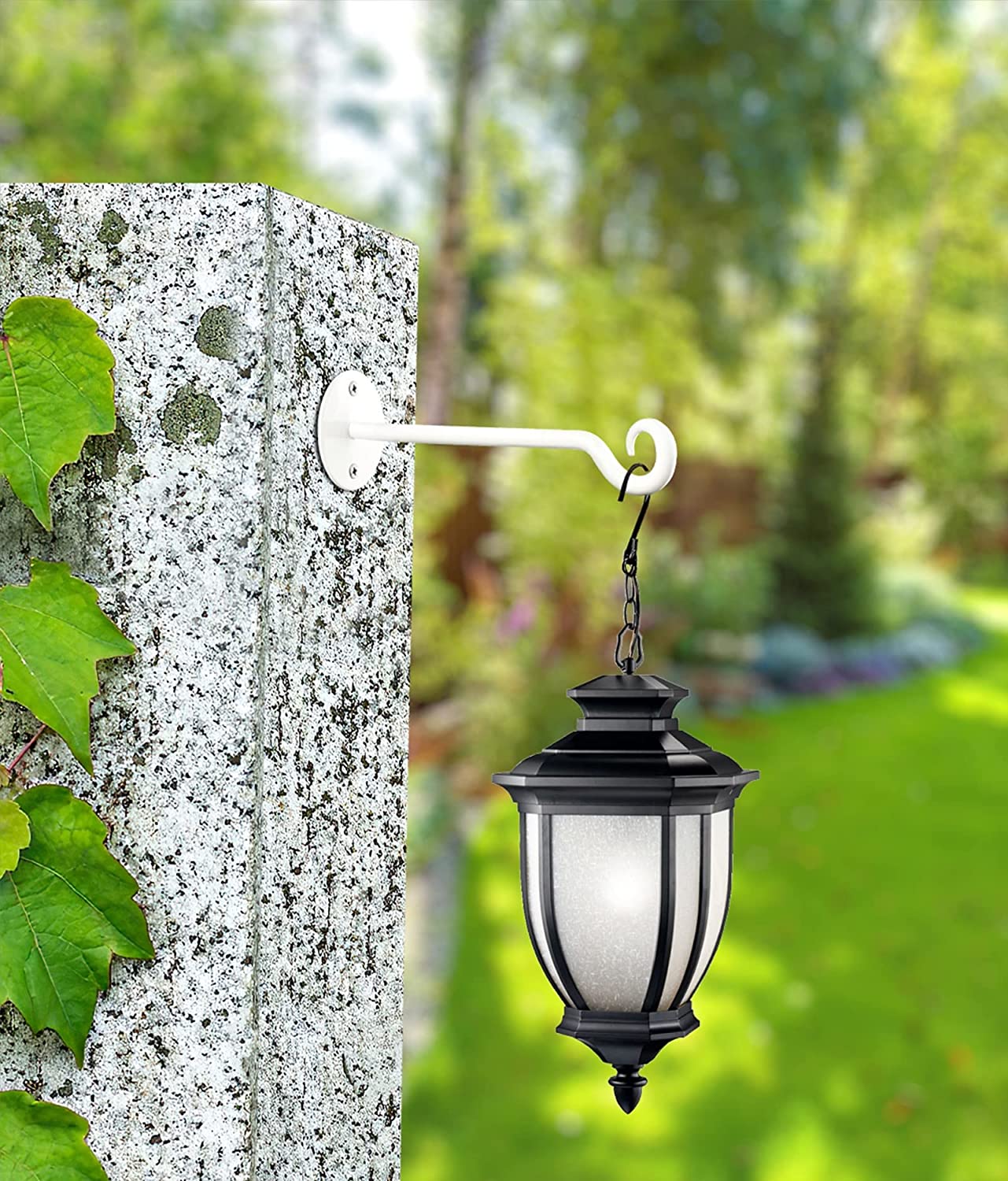 Wall lamp oriental lantern for indoor and garden terracotta 37 
