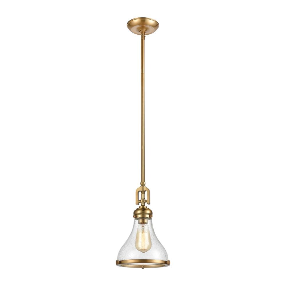 brass industrial pendant light