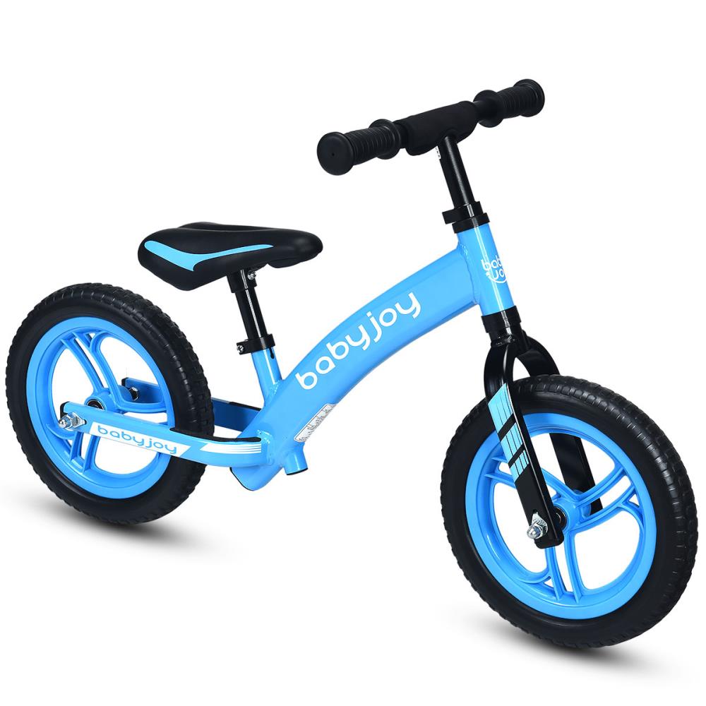 Adjustable 12'' Kid Balance Training Bike No-Pedal Learn Ride Pre Push Bicycle 