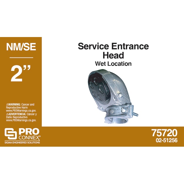3" HEAVY DUTY Service Entrance EMT/Rigid Weather Head CLAMP-ON Metal 2877 NEW