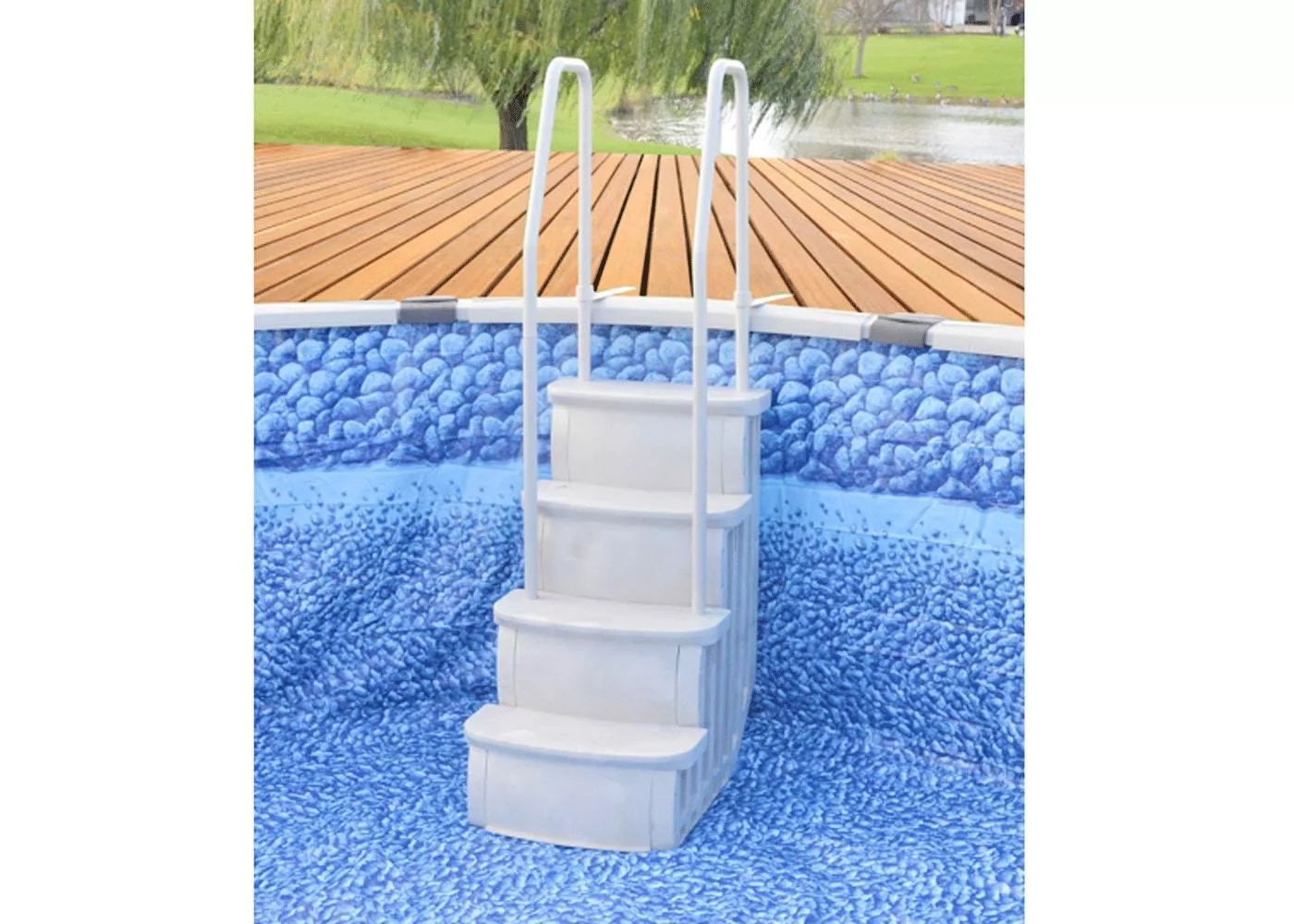 Main Access 200601T iStep Above Ground Swimming Pool Deck Entry Steps Ladder New