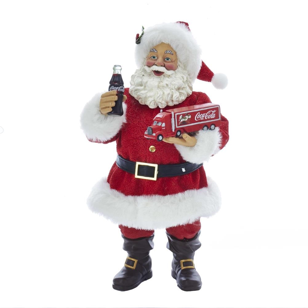 Coca-Cola Kurt S Adler Santa Driving Classic Car Holiday Christmas Ornament 