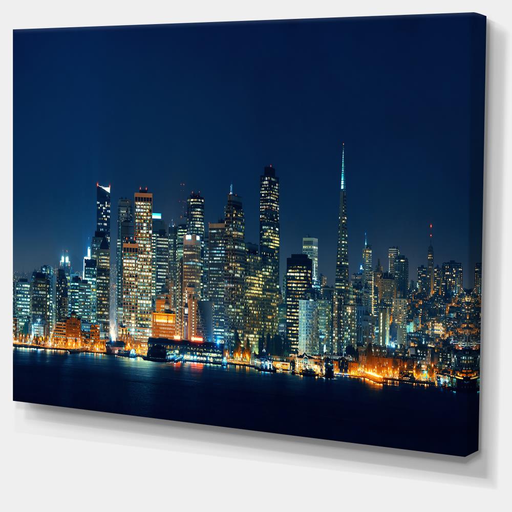 Designart Blue Fireworks at Night Sky-Skyscape Photo Large Metal Wall Art 23 H x 23 W x 1 D 1P, Disc of 23 Designart Blue Fireworks at Night Sky-Skyscape Photo Large Metal Wall Art 23 H x 23 W x 1 D 1P, Disc of 23