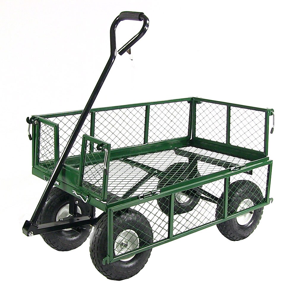 49 1//4in.L x 31in.W Capacity Ft Details about  / Outdoor Home Garden Yard Cart 14 Cu 400-lb