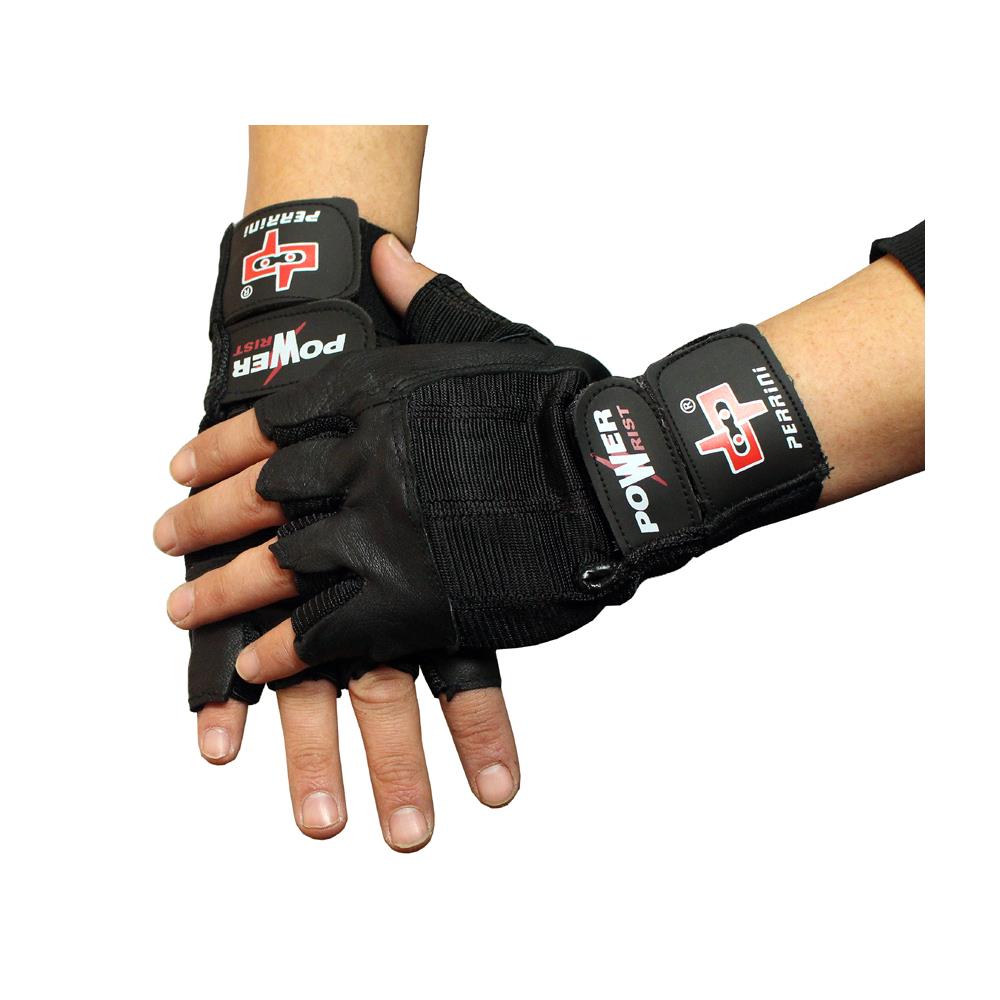 Leather Fingerless Gloves Weight Lifting Training Gym Driving Wheelchair Gloves 