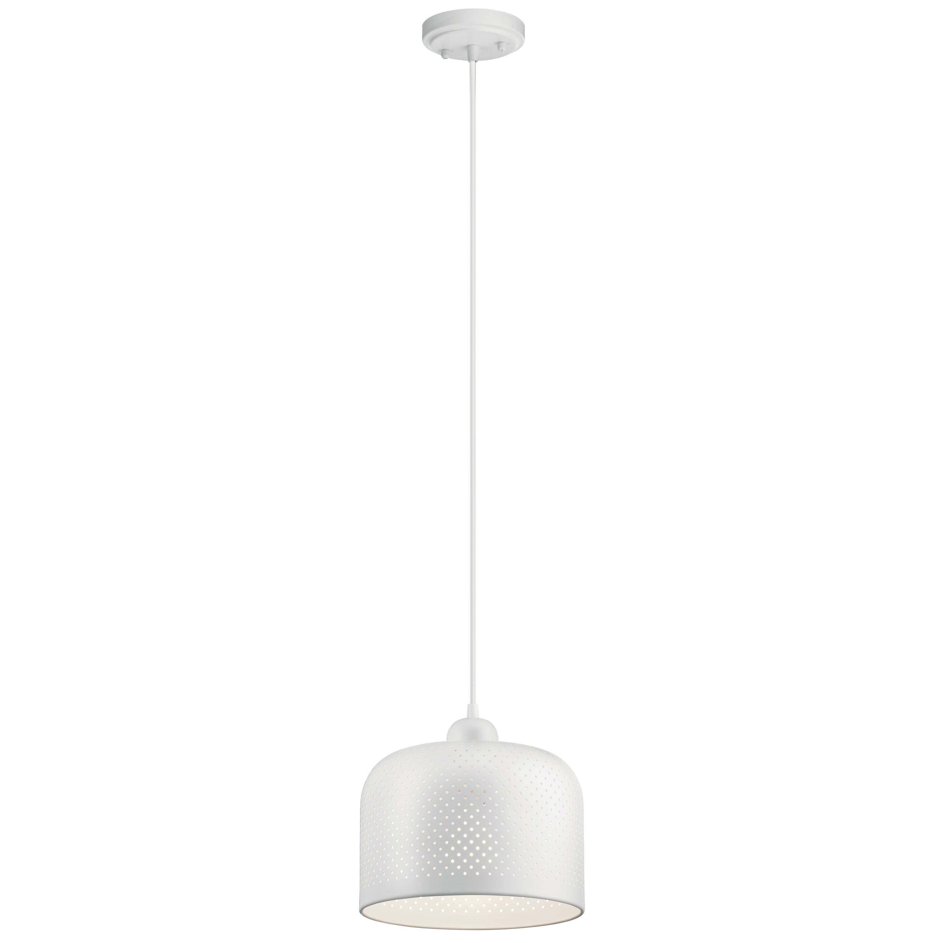 mini white pendant light