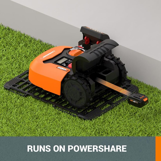 WORX WR153 20V Landroid L Cordless 4.0ah Powershare Robotic Lawn Mower w/ GPS