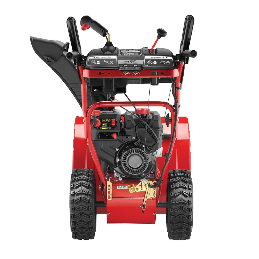 Troy Bilt Storm 2625 26 In 243 Cc Two Stage Self Propelled Gas Snow Blower With Push Button