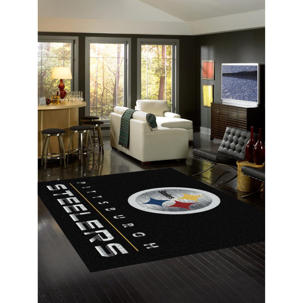 Pittsburgh Steelers Rugs Anti-Skid Area Rug Indoor Floor Mat Carpet  All Sizes 