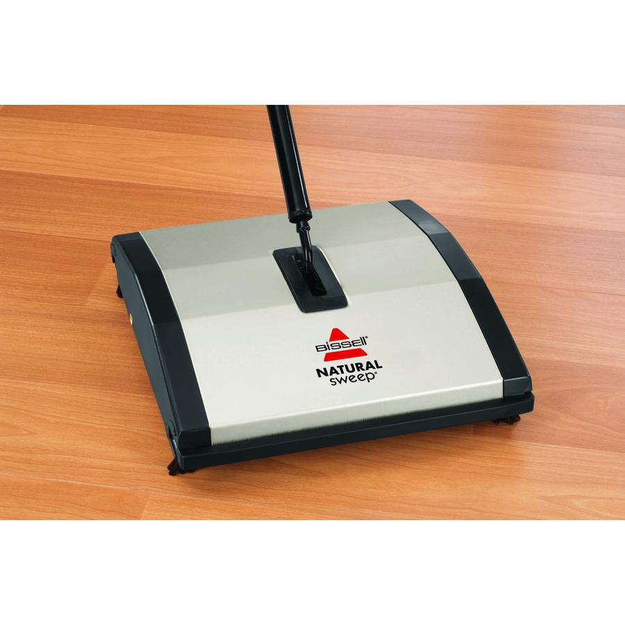 Bissell Natural Sweep Carpet and Floor Sweeper with Dual Rotating System and 2 C 