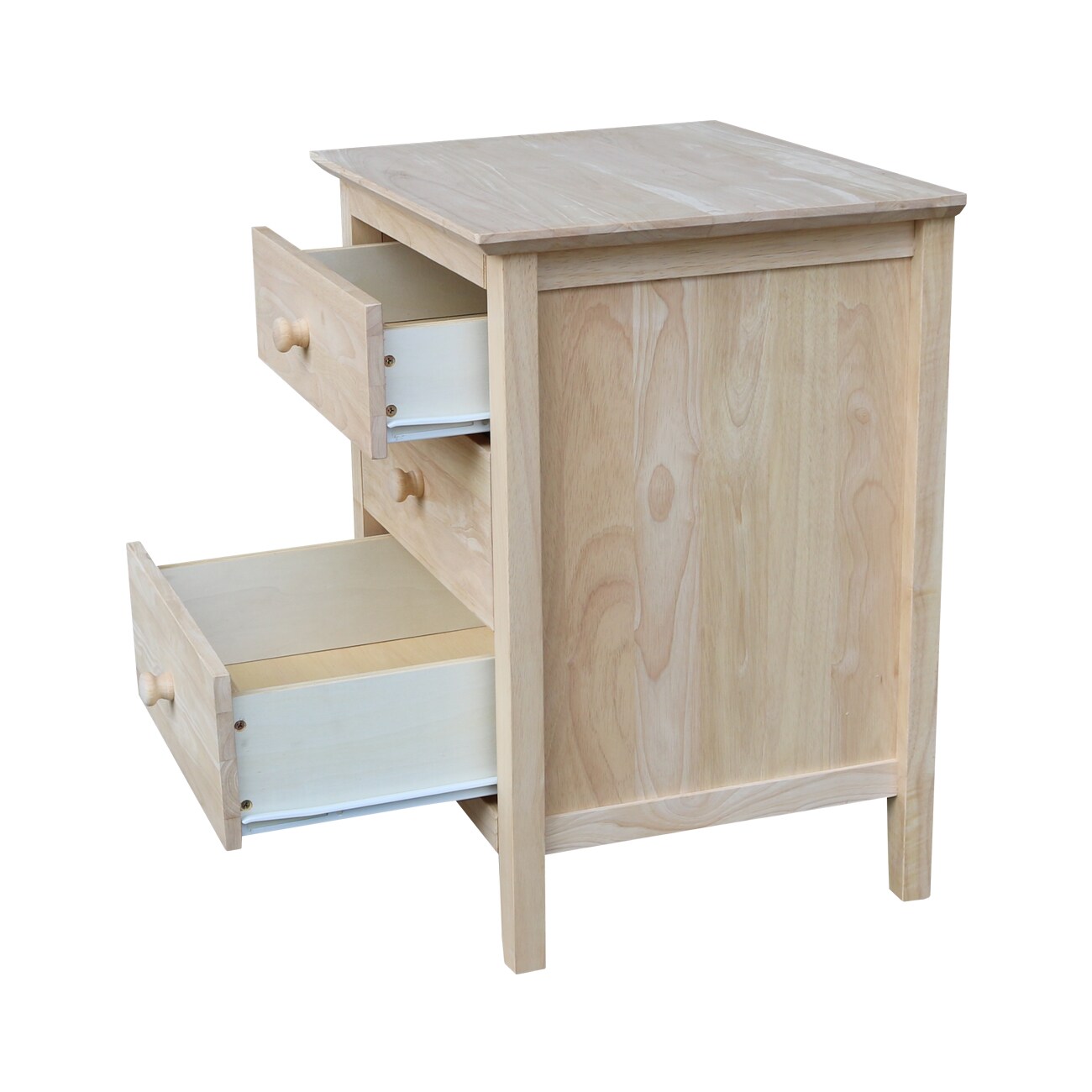 International Concepts Unfinished 1-Drawer Nightstand 