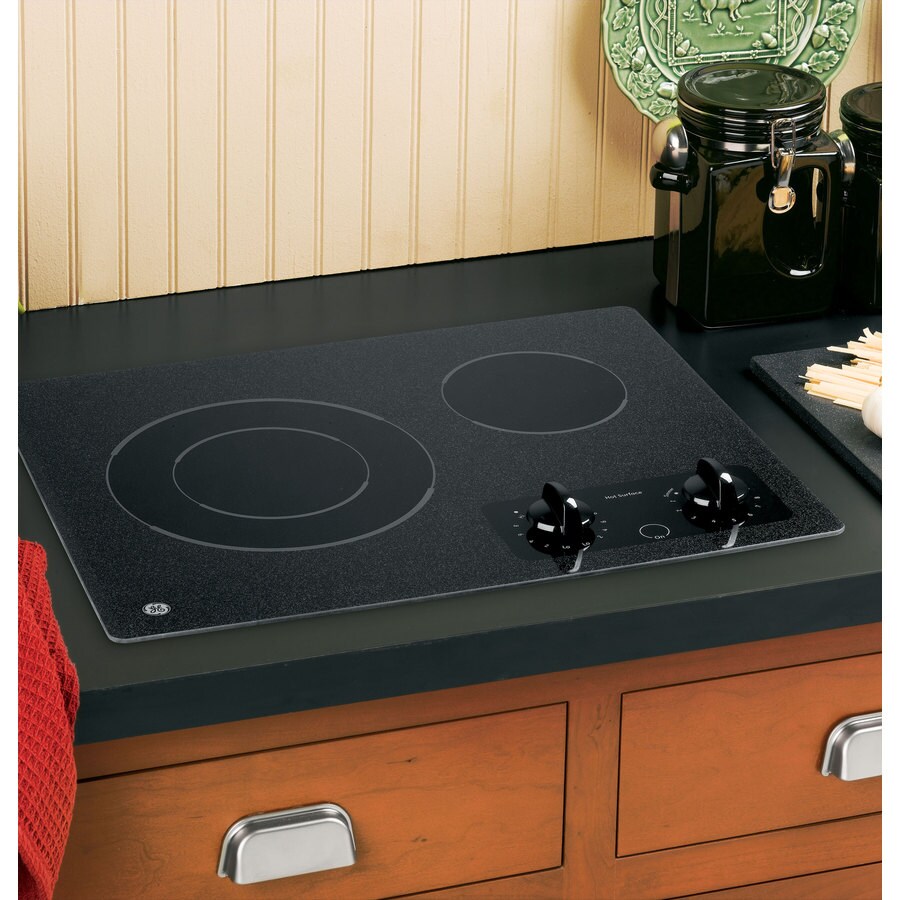 GE 21inch Element Smooth Surface (Radiant) Black Electric Cooktop