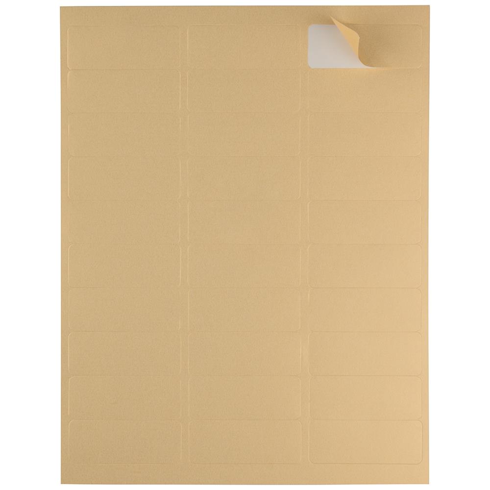 Paquete de 126 JAM PAPER Etiquetas de Direcciones para Envíos Blanco 33,8 x 101,6 mm Etiquetas Rectangulares de Envío