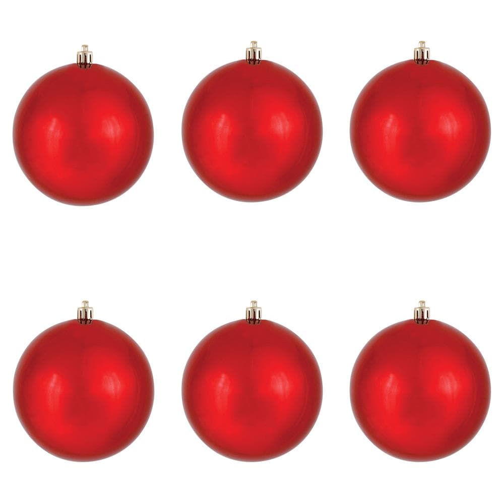Vickerman 6 Red Shiny Ball Ornament Christmas Pick There are 2 Picks per Pack. Vickerman 6 Red Shiny Ball Ornament Christmas Pick There are 2 Picks per Pack.