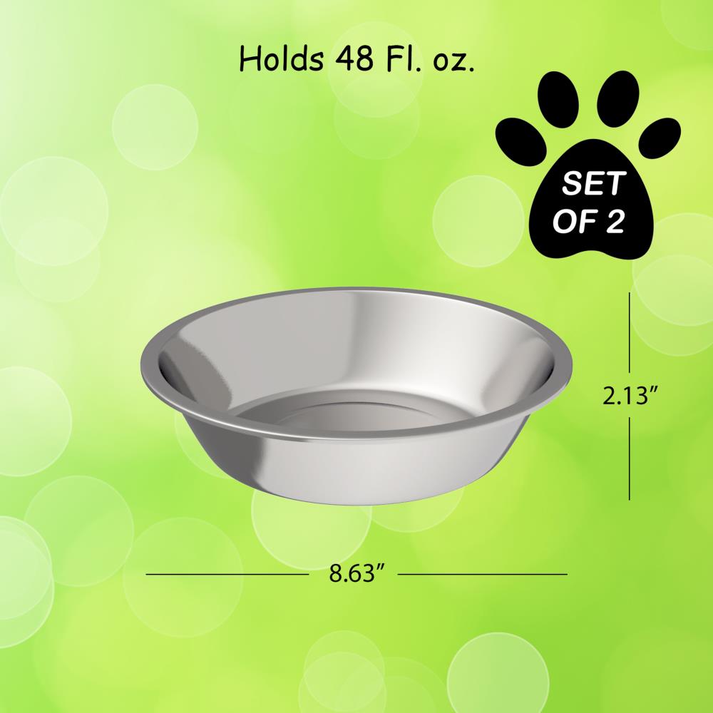 ProSelect Stainless Steel Hanging Pet Cage Bowl 48-Ounce