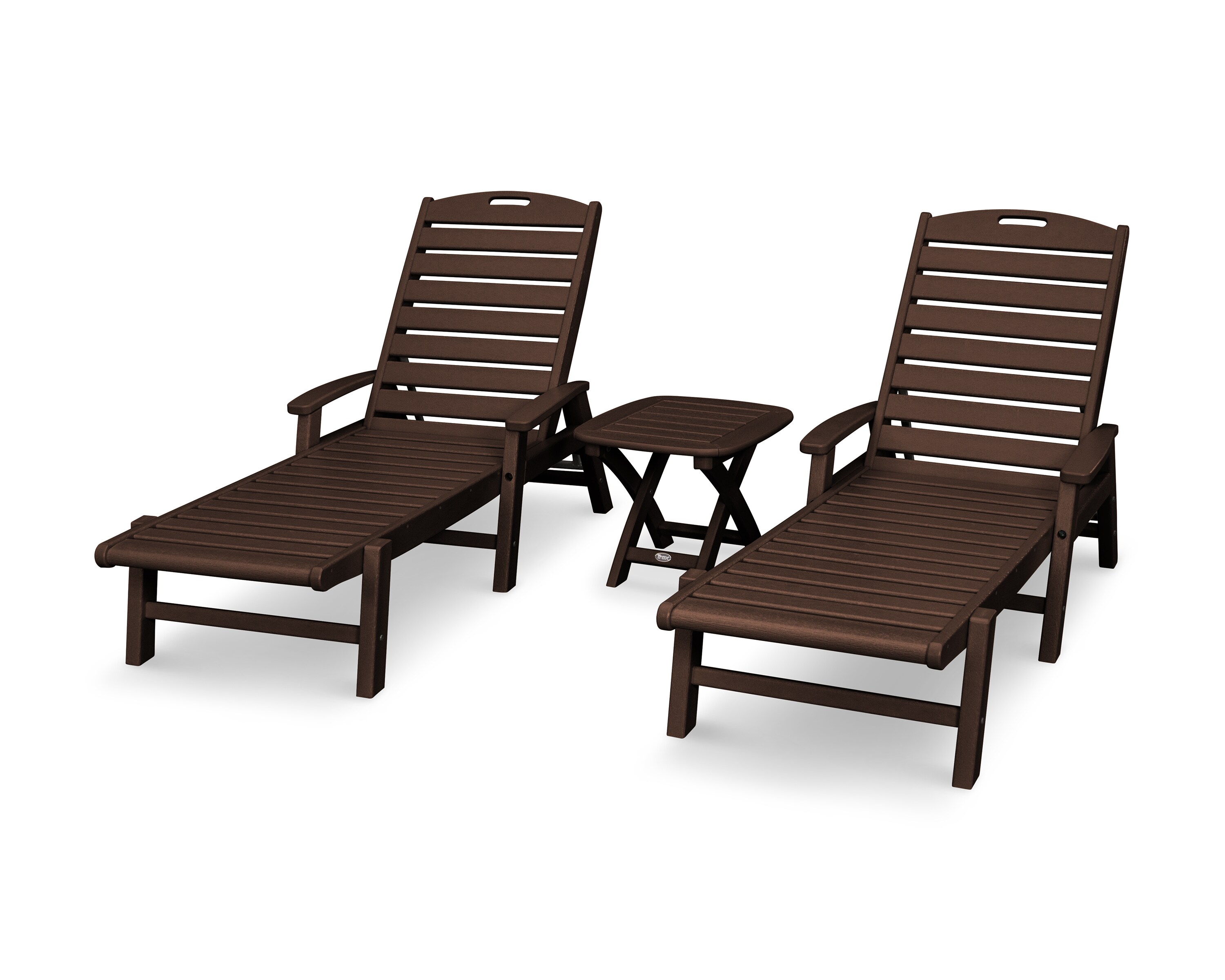 trex outdoor furniture yacht club chaise with arms