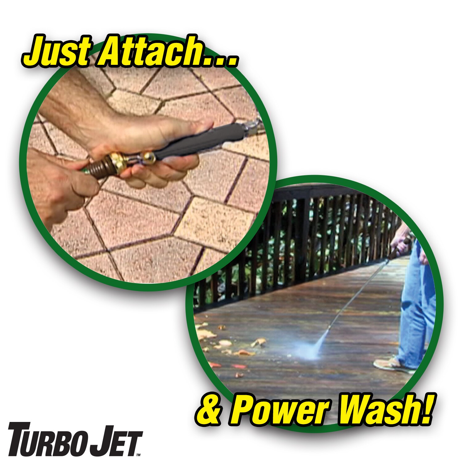Turbo Jet Power Washer Turn Any Hose Into A Power Washer As Seen On TV 