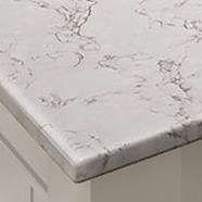 Allen Roth Effervesce Quartz Off White Kitchen Countertop Sample 4