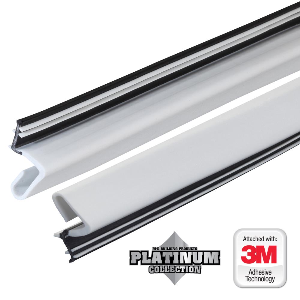 Chronisch evolutie Alert M-D 7-ft x 1-in White Top and Sides Premium Replacement Rubber Door  Weatherstrip in the Weatherstripping department at Lowes.com