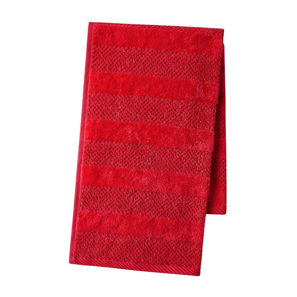 Cannon 6-Piece Crimson Cotton Bath Towel Set (Shear Bliss)