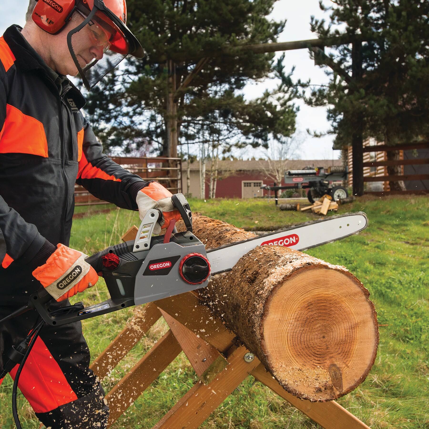 Oregon CS1400 15 Amps 16-in Corded Electric Chainsaw