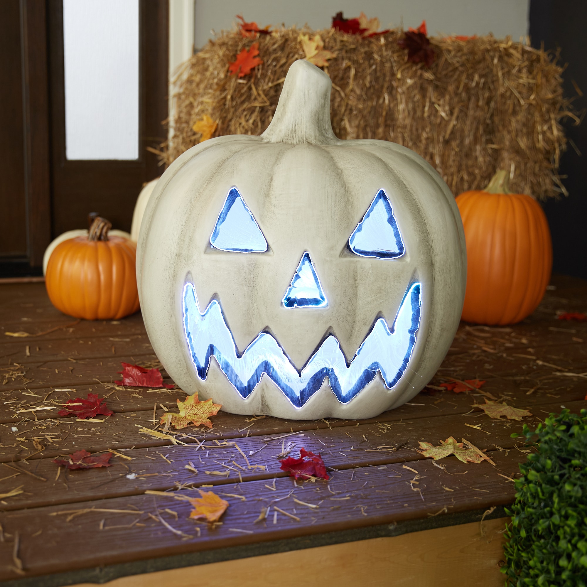 Details about   Halloween Pumpkin 20 Light String Set Blow Mold