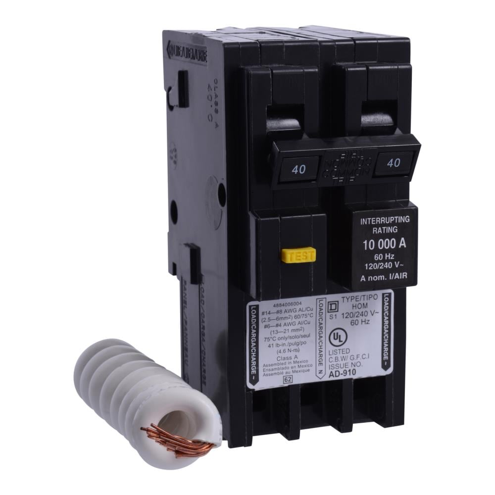 Square D HOM250GFI 50 A Miniature Circuit Breaker for sale online
