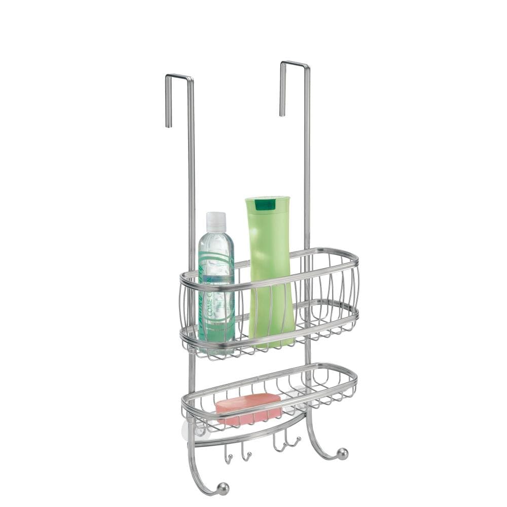 Shower Organizer Shelf Basket for iDesign Plastic Bathroom Suction Holder 