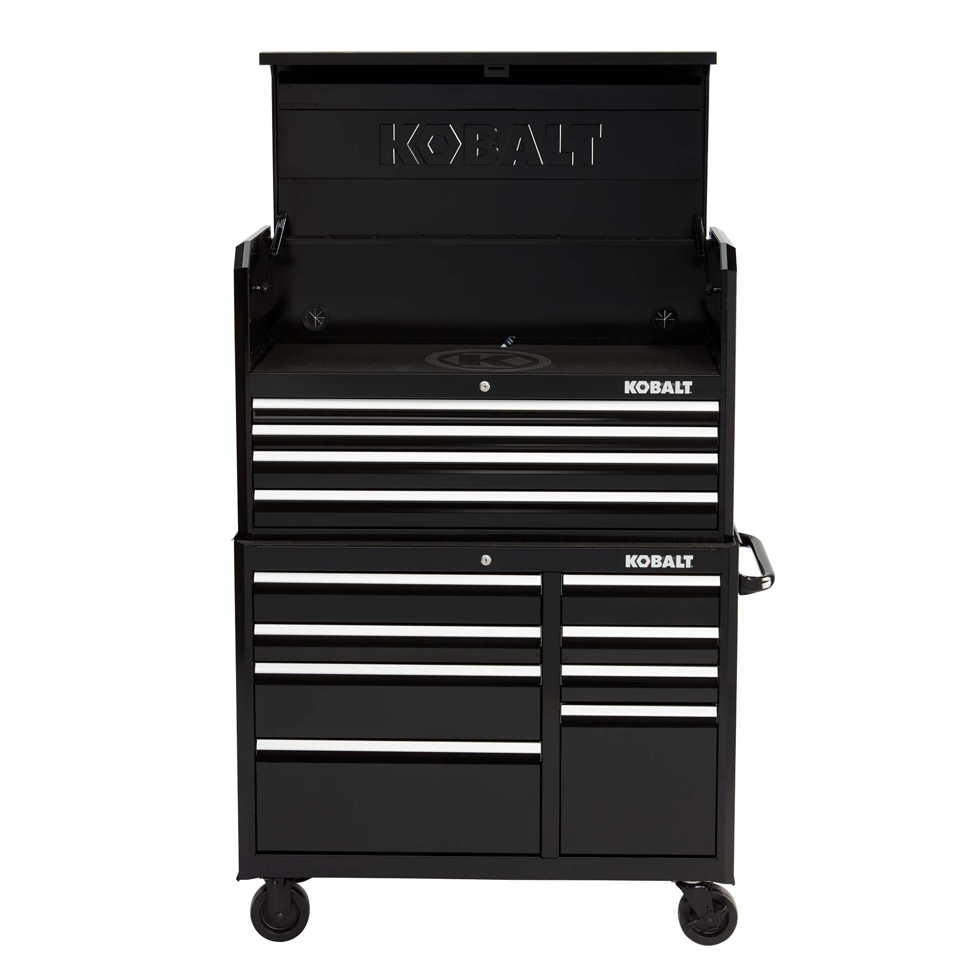 Kobalt 2000 Series 41 In W X 245 In H 4 Drawer Steel Tool Chest Black